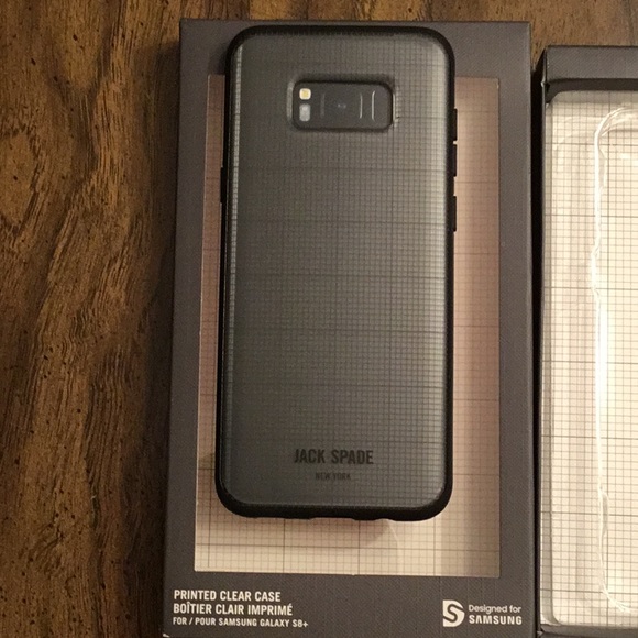 Jack spade printed clear case for galaxy S8+ - Picture 1 of 4